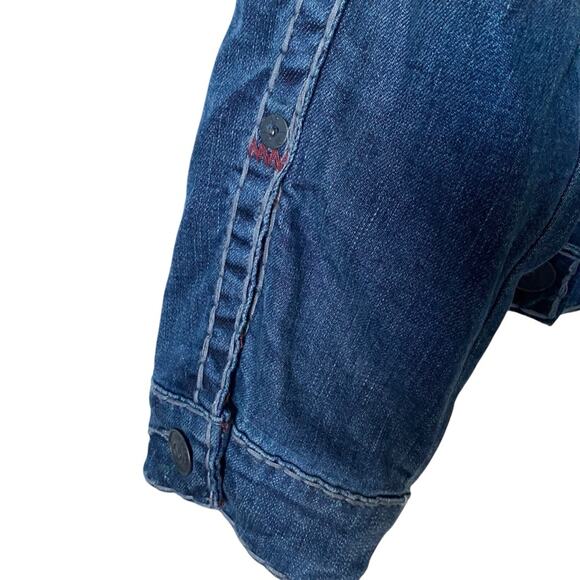 True Religion Men’s Jimmy Super T Blue Denim Jean Jacket size XL - Picture 5 of 11